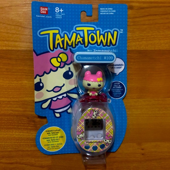 Tamagotchi Tamatown Tamago Chamametchi Figurine - Picture 1 of 2